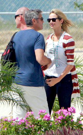 George Clooney, Stacy Keibler George Clooney, Stacy Keibler